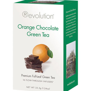 Orange Chocolate Green Tea from Revolution Tea