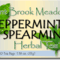 Peppermint and Spearmint from Mint Brook Meadow Teas