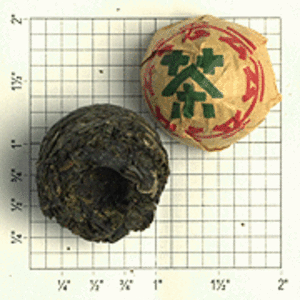 Green Pu-Erh Tuo Cha from Upton Tea Imports