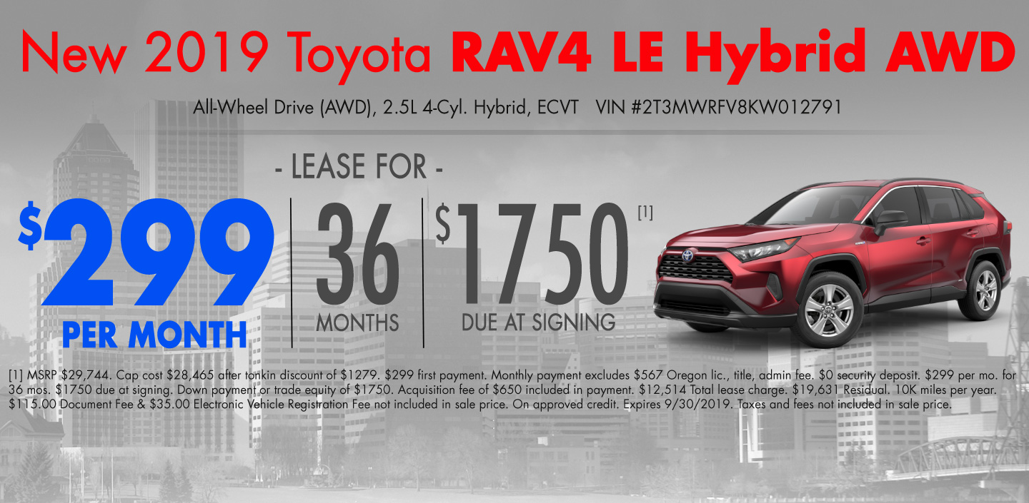 New Specials Ron Tonkin Toyota in Portland Near Vancouver
