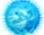Blue orb