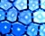Blue Honeycombs Texture