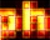 Pixelated Fire Text Effect