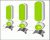 Futuristic Green Traffic Light