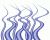 Thick Wavy Blue Ropes