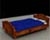 Double Bed Made From Wood