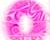 Girly pink fog text effect