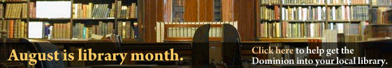 August is Library Month!
