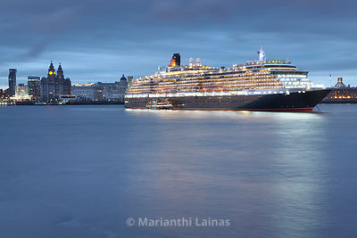 Queen Victoria in the River Mersey