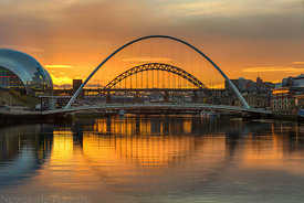 Sunset on the River Tyne