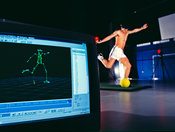 Motion analysis of a footballer