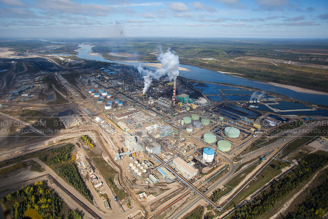 Aerial Photo Suncor Upgrade Plant, Fort McMurray