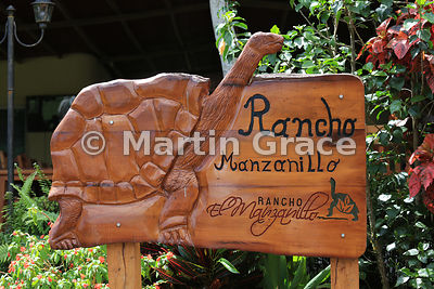 Sign for Rancho Manzanillo Giant Tortoise Reserve, Santa Cruz Highlands, Galapagos