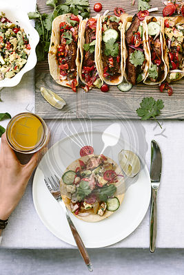 Grilled Flank Steak Tacos