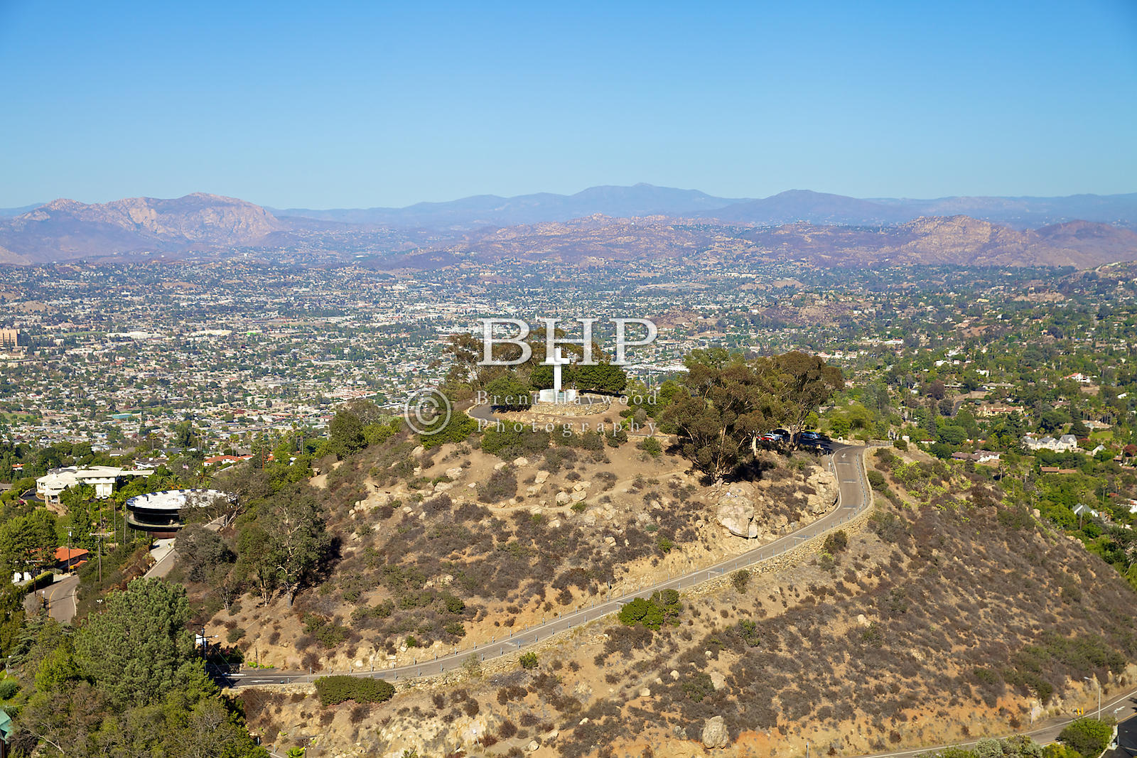 Brent Haywood Photography Mount Helix Aerial Photo