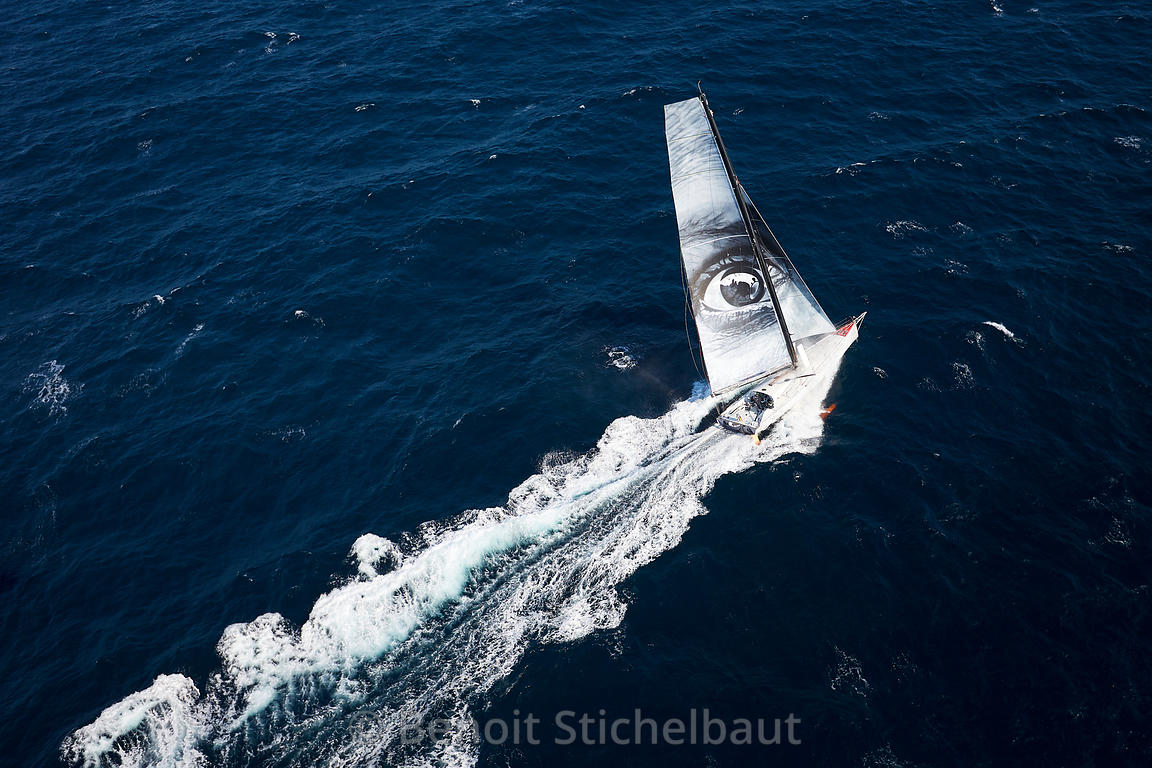 Transat Jacques Vabre 2017 - Vivo a Beira (Yoann Richomme, Pierre Lacaze) - Au large de l'ile de Groix, le 24/07/2017