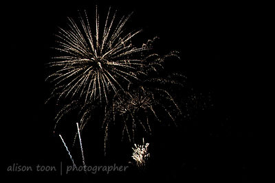 New Year's Day fireworks at Cromer Pier