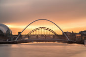 Long exposure on the Tyne at Sunset