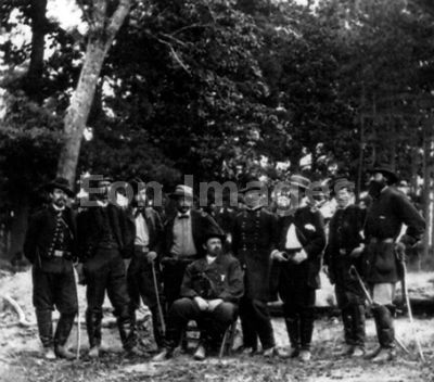 Baldy Smith and staff near Malvern Hill