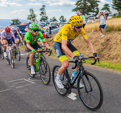 Froome in Yellow Jersey - Tour de France 2017