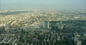 London Aerial Footage of Earls Court redevelopment.