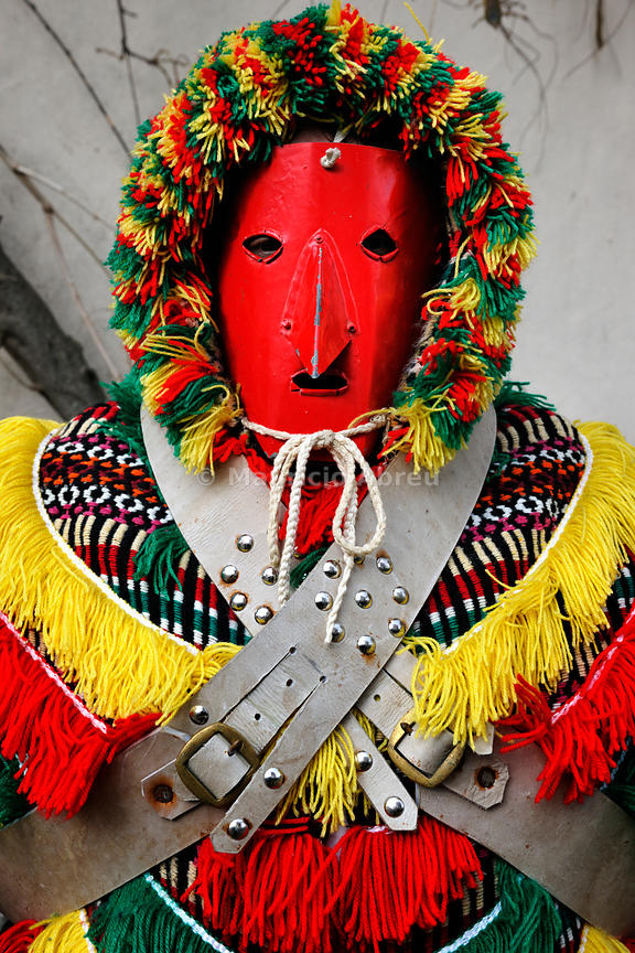 Images of Portugal Traditional masks and carnival at Podence, Trásos