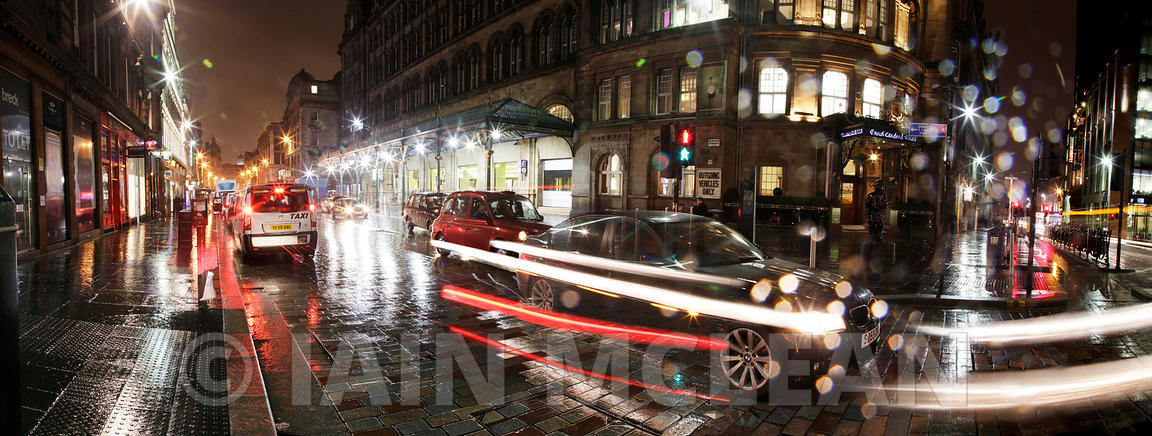 Panoramic photography of Glasgow..Gordon Street..Picture Copyright:.Iain McLean,.79 Earlspark Avenue,.Glasgow.G43 2HE.07901 604 365.photomclean@googlemail.com.www.iainmclean.com.All Rights Reserved.No Syndication