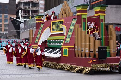 Celebration of Santa Parade In Montreal