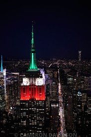 Aerial photograph of NYC skyline