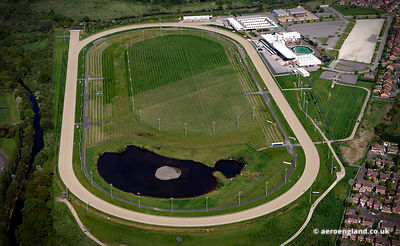 aerial photo of Wolverhampton Racecourse Gorsebrook Rd Wolverhampton, West Midlands WV6 0PE UK