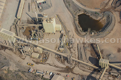 Aerial view of Stancombe Lane Quarry, Bristol