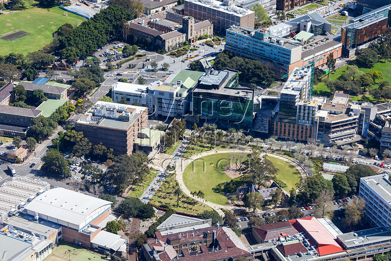 Sydney Aerial Photography Darlington Campus, University of Sydney