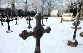Maynooth College grave yard..08.01.09..Pic. Maura Hickey/086 8541130.