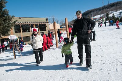 Ski Saint Bruno on the South-Shore of Montreal. This mountain center has the biggest Ski school in Canada with 33 000 students visiting each year.