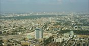 London Aerial Footage of redevelopment of Earls Court.