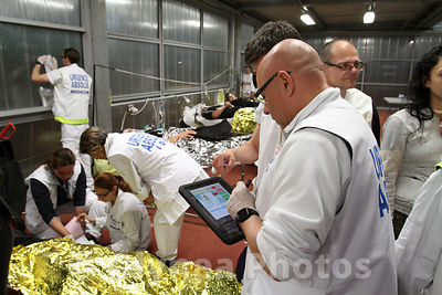 Ejercicio seguridad civil Euro 2016 en Toulouse