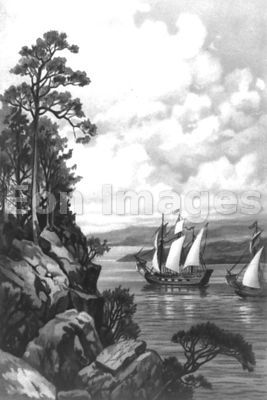 Jacques Cartier ascends the St. Lawrence River