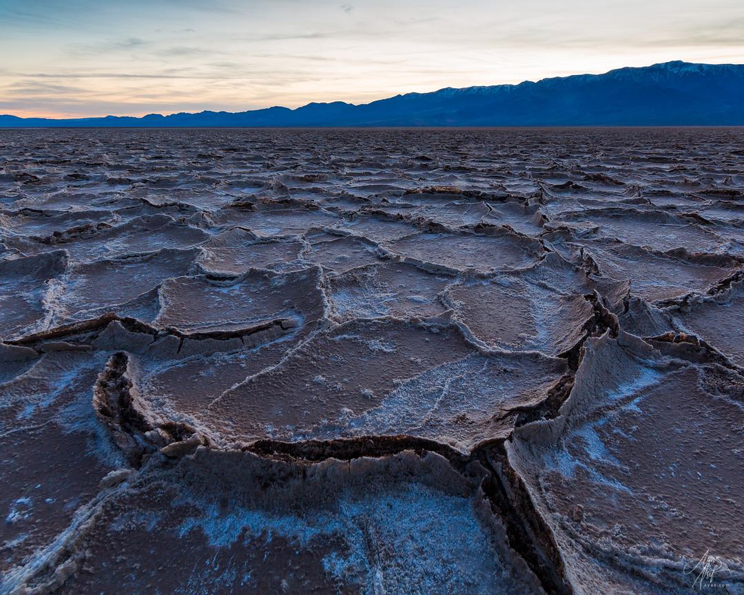 Salt Flat Cracks