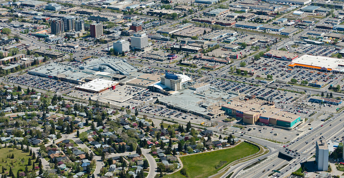 Aerial Photo Chinook Centre, Calgary
