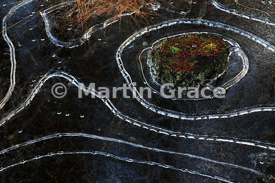 Ice Contours, Drumguish - shortlisted in the Natural Abstract Category of the Scottish Nature Photography Awards 2016