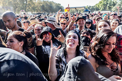 People having fun at Aftershock