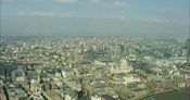 London Aerial Footage St Paul's Cathedral.