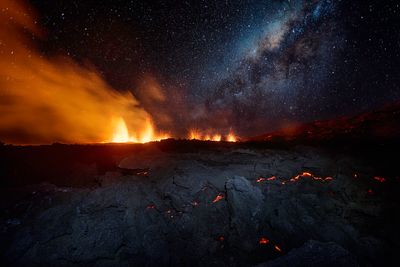 Eruption piton de la fournaise