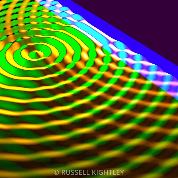 Russell Kightley Premium Scientific Pictures Circular Waves