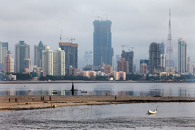 Mahim Bay (Arabian Sea), Mumbai, India.