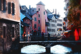 Petite scène de vie Annecy Haute-Savoie 05/12