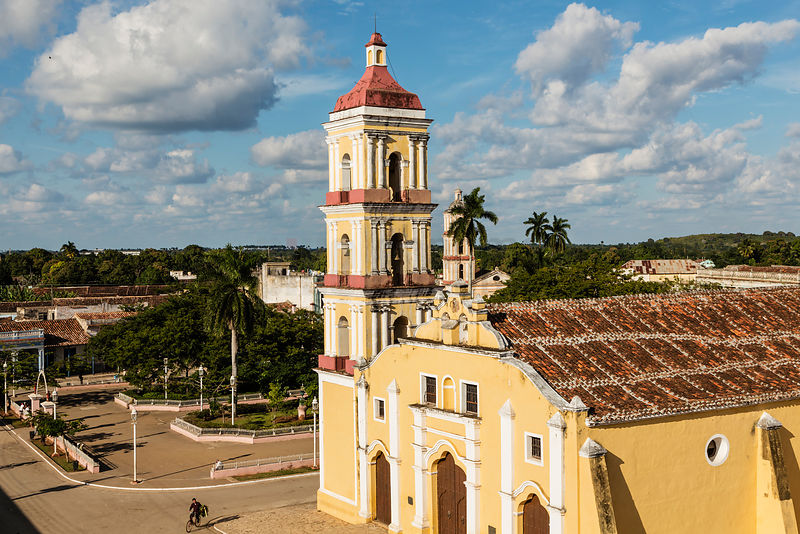 Elevated View of Iglesia Mayor San Juan Bautista in the Main Square