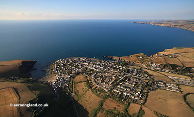 Port Isaac Cornwall aerial photograph