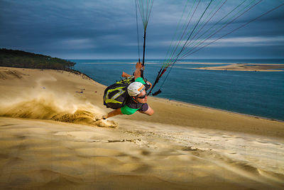 Hand drag in the Sand with Charlie Piccolo