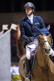 Bordeaux, France, 2.2.2018, Sport, Reitsport, Jumping International de Bordeaux - . Bild zeigt Felix HASSMANN (GER) riding Balance 30 (5*)...2/02/18, Bordeaux, France, Sport, Equestrian sport Jumping International de Bordeaux - . Image shows Felix HASSMANN (GER) riding Balance 30 (5*).